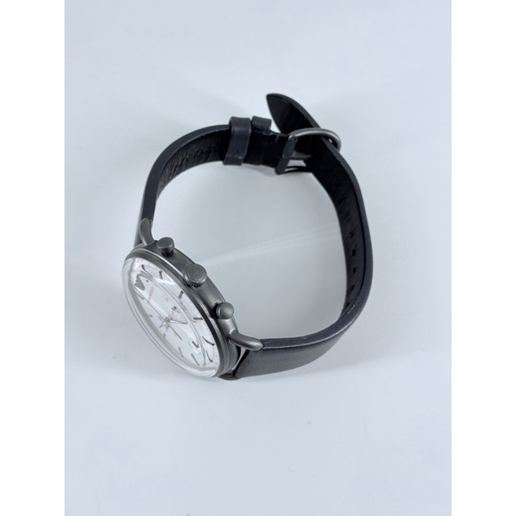 ❌SOLD❌Emporio Armani Aviator Chronograph Silver Dial Quartz AR11384 Men's Watch - Picture 2 of 7